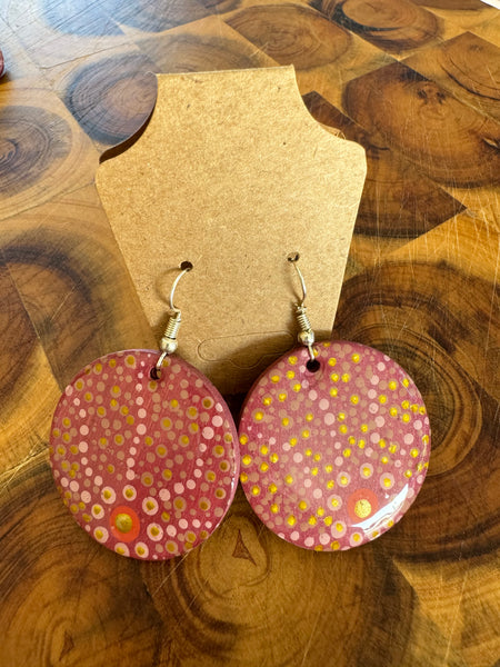 Hand painted earrings