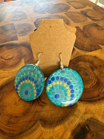 Hand painted earrings