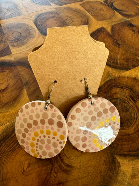 Hand painted earrings