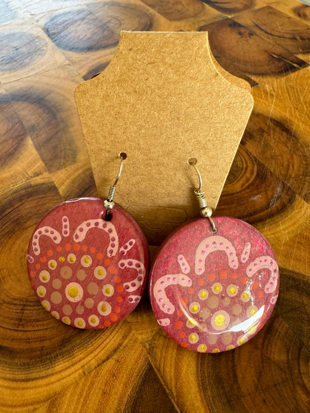 Hand painted earrings