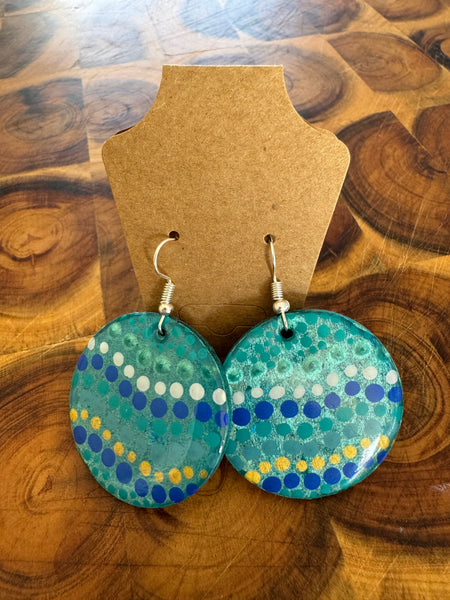 Hand painted earrings