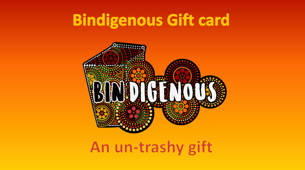 Bindigenous gift card an untrashy gift for someone you care about