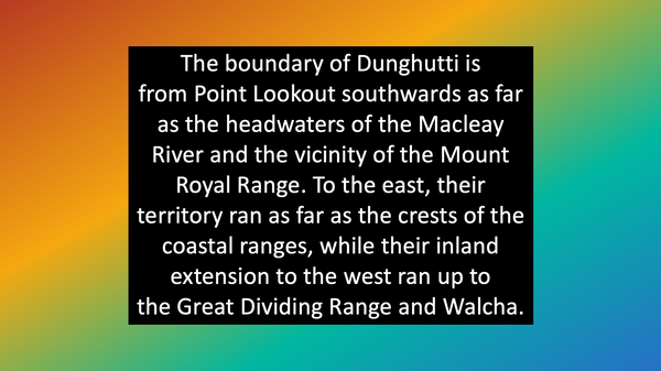 Dunghutti boundary